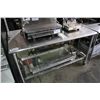 Image 1 : 5' MOBILE STAINLESS STEEL PREP TABLE