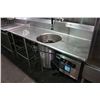 Image 2 : HOBART PASSTHROUGH DISHWASHER WITH SALVAJOR FOOD WASTE SYSTEM, RINSE WAND AND SINK, CORNER COUNTER