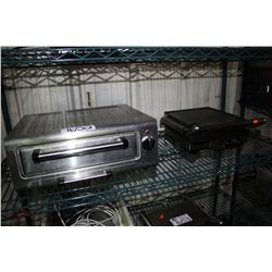 BREVILLE GRIDDLE AND CUISINART TOASTER OVEN