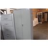 Image 1 : GLOBAL GREY 2 DOOR STORAGE CABINET