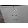 Image 1 : STEELCASE GREY 2 DRW. LATERAL FILE CABINET