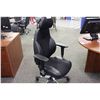 Image 2 : VIVA BLACK ERGONOMIC TASK CHAIR WITH HEADREST AND PUMP UP LUMBAR SUPPORT