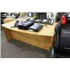 Image 3 : MAPLE BOW FRONT L-SHAPE EXECUTIVE DESK