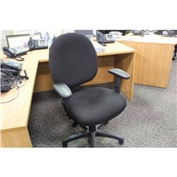 BLACK MULTI LEVER ERGONOMIC TASK CHAIR