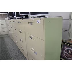 GLOBAL BEIGE 4 DRW. LATERAL FILE CABINET