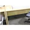 Image 2 : MAPLE BULLET TOP DESK WITH CREDENZA