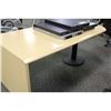 Image 3 : MAPLE BULLET TOP DESK WITH CREDENZA