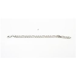 Man's Italian 925 Silver Figaro Style Bracelet