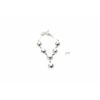 Solid Silver 6 Stone Fire Opal Neclace