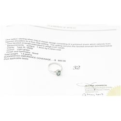 .67carat south american emerald solitaire ring
