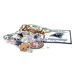 Bag of assorted professional sport sew on patches