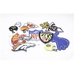 Bag of assorted professional sport sew on patches