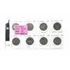 Image 1 : Collection of 8 canadian one dollar coins from