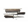 Image 1 : Carved mahogany carving set