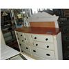 Image 1 : Matching 8 drawer dresser with mirror