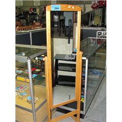 Pine framed chevelle mirror