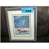 Image 1 : Framed and signed NHL hockey print - the shot