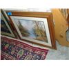 Image 1 : Framed original painting signed kinghlan