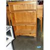 Image 1 : Approx 4F tall pine bookshelf