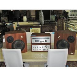 Vintage victor JVC 2 component stereo and speaker