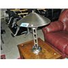 Image 1 : Brushed chrome table lamp