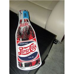 Tin pepsi cola advertisment sign