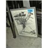 Image 1 : Framed original art print, signed by artist