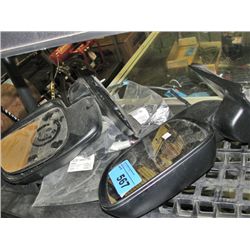 Pair of powered truck side mirrors