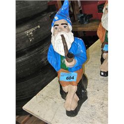 Cement garden gnome