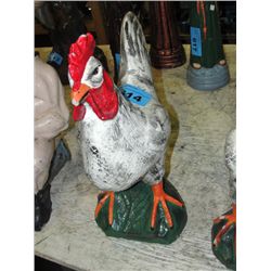 Cement chicken garden/ yard ornament