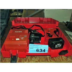 Hilti cordless drill with 2 batteries and charger