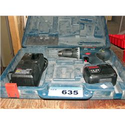Hilti 14.4V cordless drill with one battery and