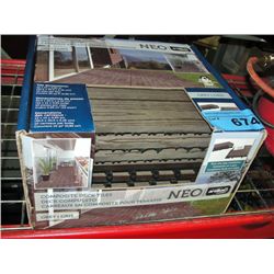 Box of composite deck tile