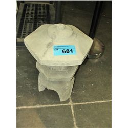 Cement japanese pagoda garden/ yard ornament