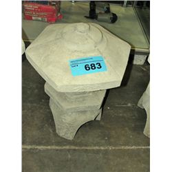 Cement japanese pagoda garden/ yard ornament