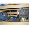 Image 1 : Shelf lot of ryobi cordless tools; drills, saws,