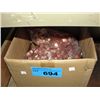 Image 1 : Box of copper plumbers pipe hooks