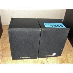Pair of pioneer speakers