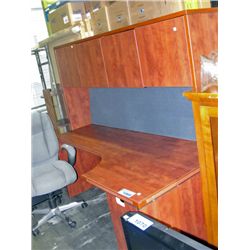 2pc executive office desk and hutch