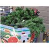 Image 1 : Pallet lot of artificial christmas trees