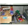 Image 1 : Shelf lot of tools hardware and misc