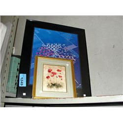 2 framed prints