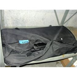 Black duffel bag