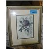 Image 1 : Framed floral print