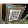 Image 1 : Framed print - patio scene