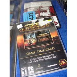 PC game dragon age origins and starwars old