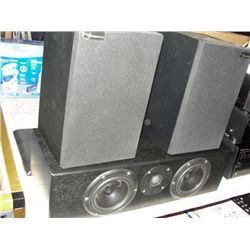 5pc nuance home audio speaker system; center