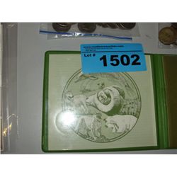 1979 green peace dollars collectors coin set