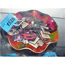 Bowl full of collectable kiss buttons