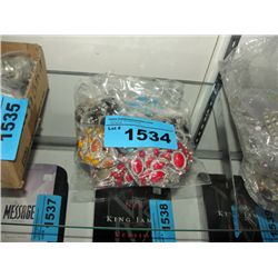 Bag of ladies costume jewelry